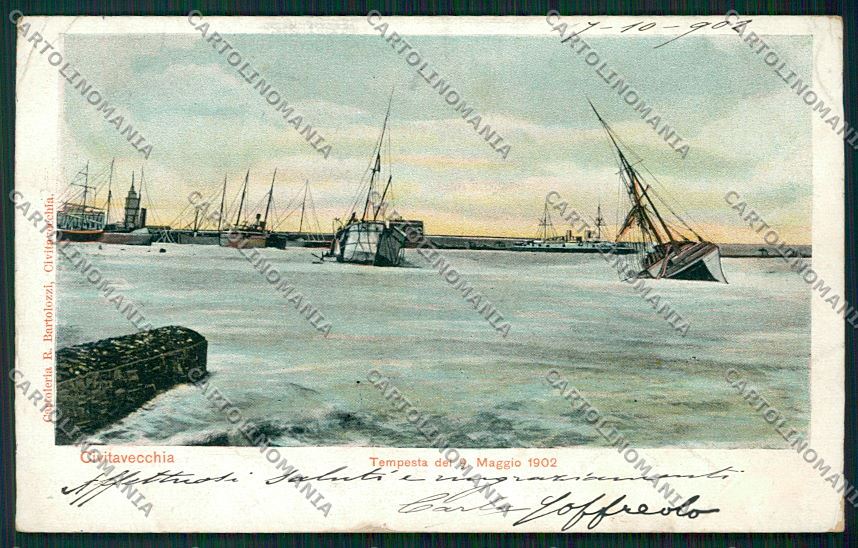 Roma Civitavecchia cartolina QK4059 – fronte