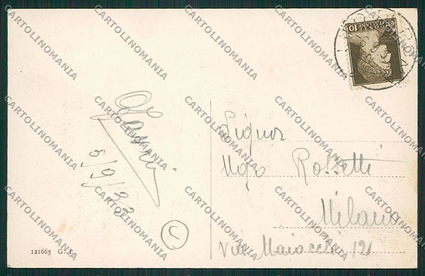 Roma Ostia Lido cartolina QK4085 – retro