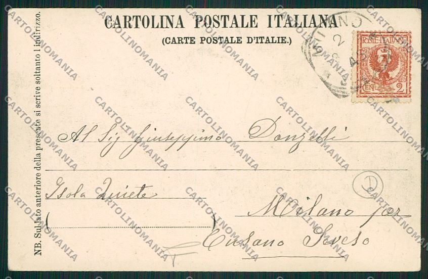Roma Frascati Stazione Treno cartolina QK4090 – retro