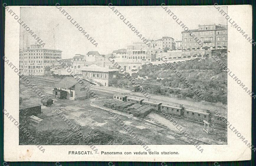 Roma Frascati Stazione Treno cartolina QK4091 – fronte