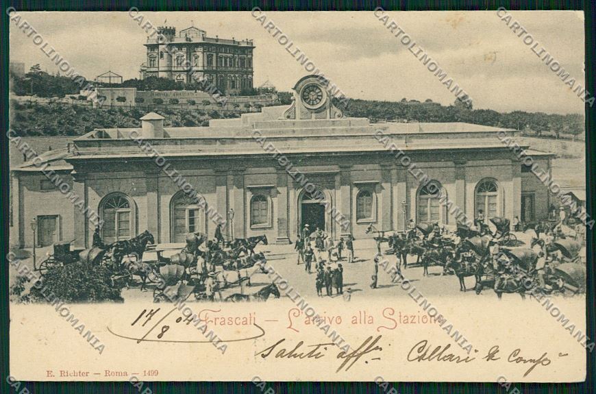 Roma Frascati Stazione cartolina QK4096 – fronte