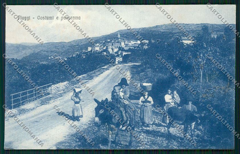 Frosinone Fiuggi Asino cartolina QK4125 – fronte