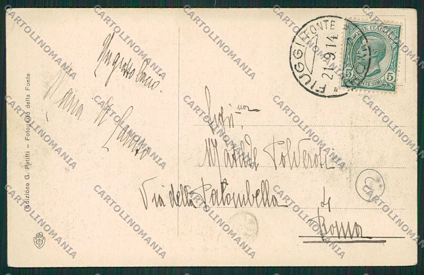 Frosinone Fiuggi cartolina QK4144 – retro
