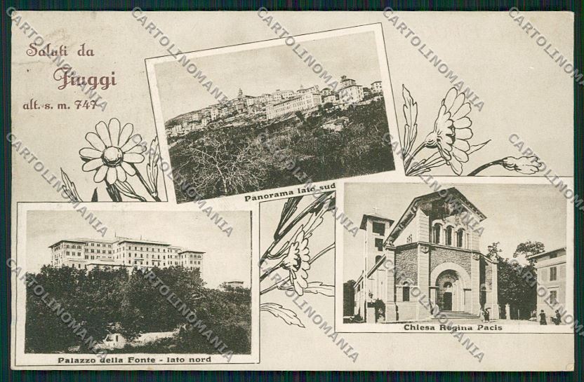 Frosinone Fiuggi Saluti da cartolina QK4147 – fronte