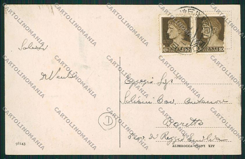 Frosinone Fiuggi cartolina QK4153 – retro