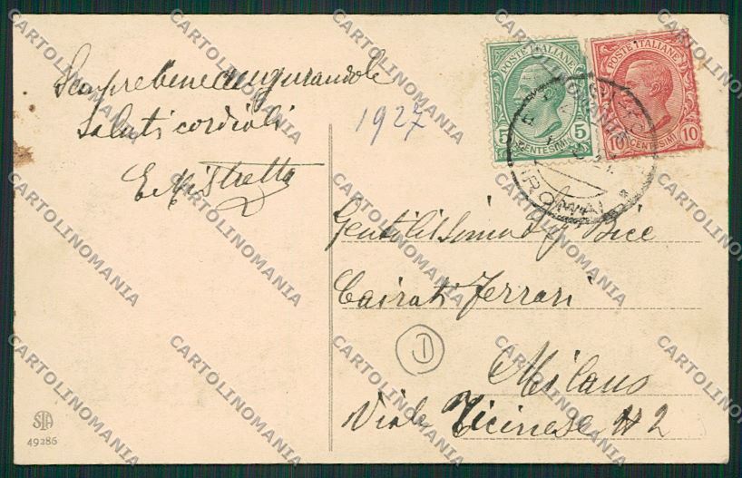 Frosinone Fiuggi Saluti da cartolina QK4156 – retro