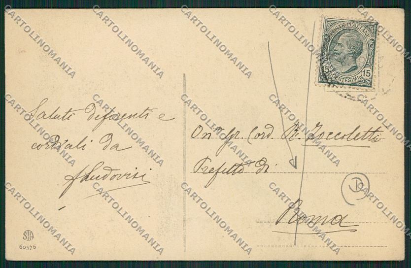 Frosinone Fiuggi PIEGA cartolina QK4161 – retro