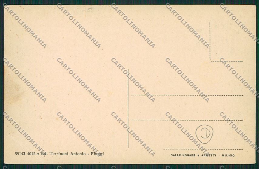 Frosinone Fiuggi Auto cartolina QK4163 – retro
