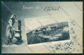 Frosinone Fiuggi Saluti da cartolina QK4166 – fronte