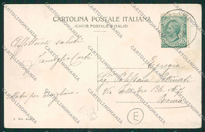 Frosinone Fiuggi cartolina QK4215 – retro