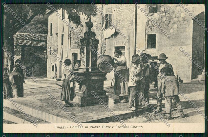 Frosinone Fiuggi cartolina QK4229 – fronte