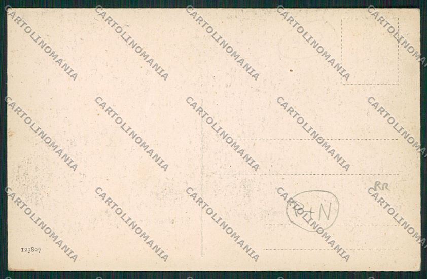 Frosinone Fiuggi Negozio Salumeria Celesti Asino cartolina QK4252 – retro