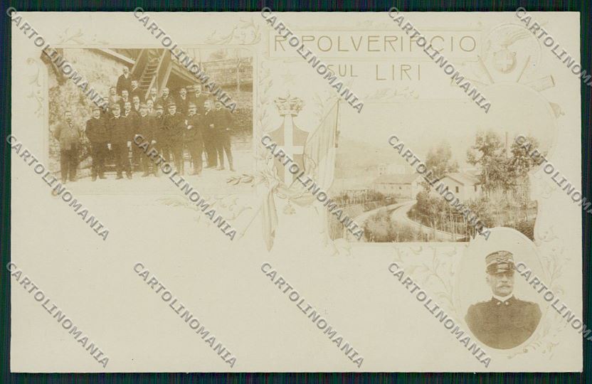 Frosinone Polverificio sul Liri Militari Foto cartolina QK4267 – fronte