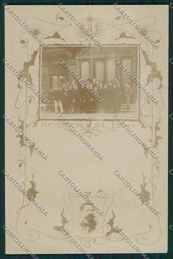 Frosinone Polverificio sul Liri Militari Foto cartolina QK4273 – fronte