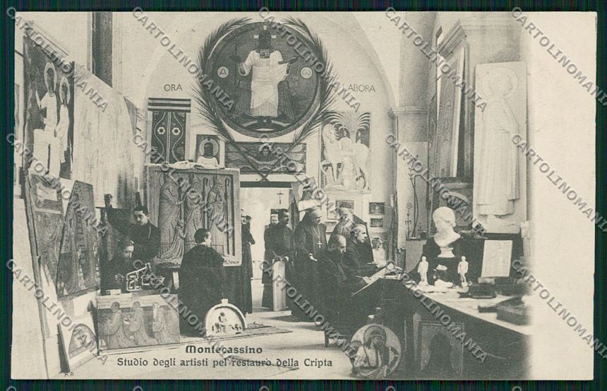 Frosinone Montecassino cartolina QK4280 – fronte