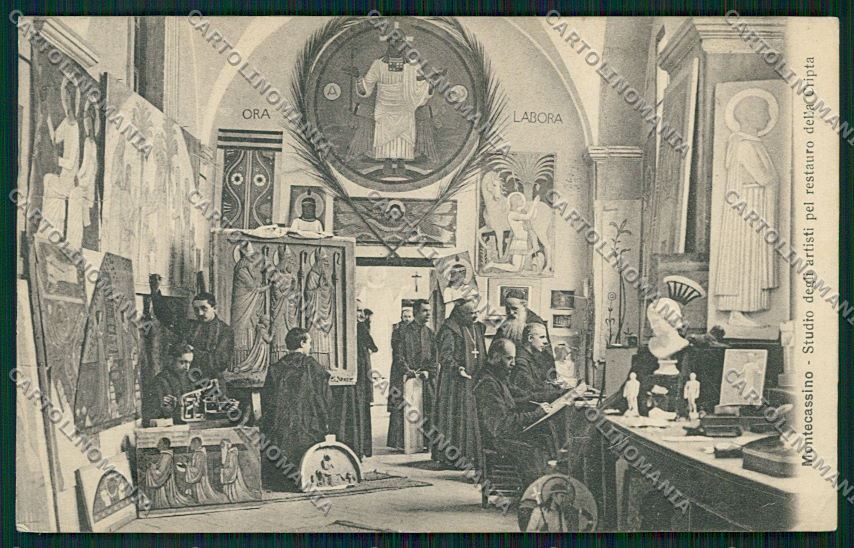 Frosinone Montecassino cartolina QK4286 – fronte