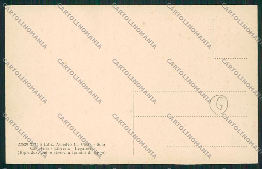 Frosinone Sora cartolina QK4295 – retro
