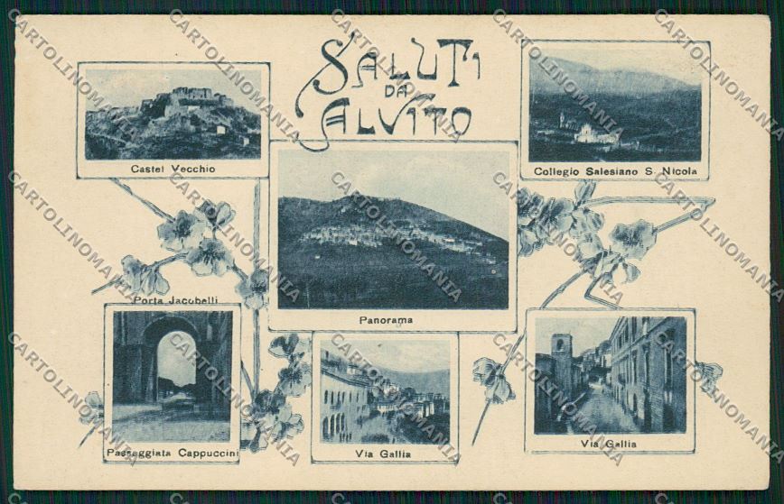 Frosinone Alvito Saluti da cartolina QK4303 – fronte