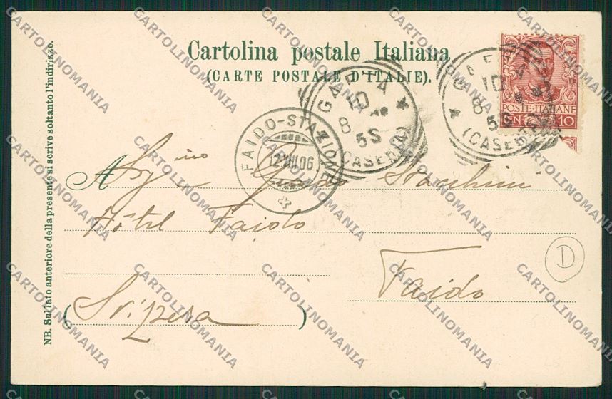 Latina Gaeta cartolina QK4310 – retro