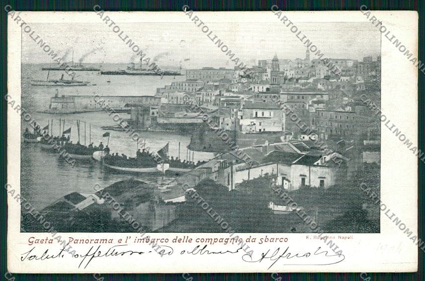 Latina Gaeta cartolina QK4317 – fronte