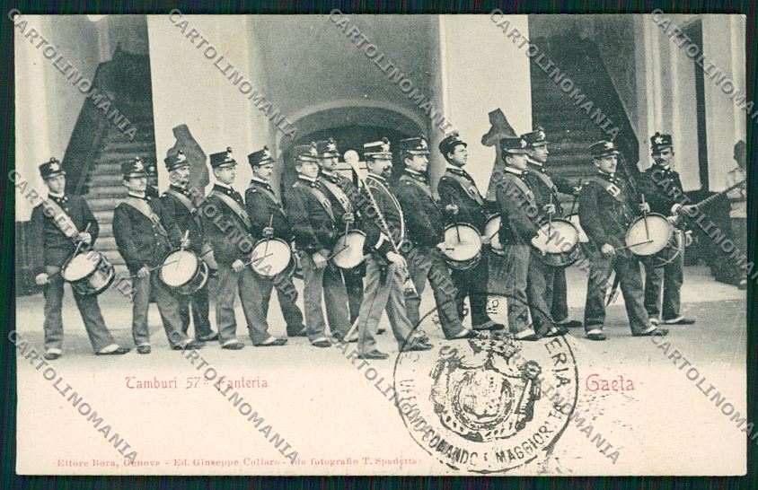 Latina Gaeta Militari Fanteria cartolina QK4318 – fronte
