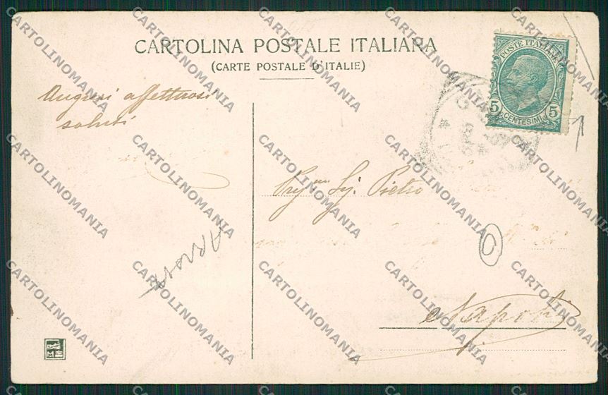 Latina Gaeta PIEGA ABRASA cartolina QK4319 – retro