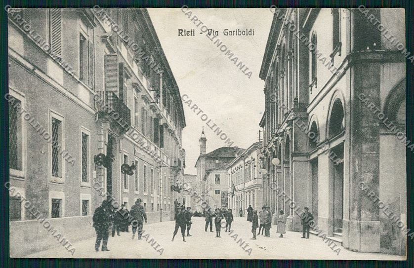 Rieti Città SCOLLATA cartolina QK4322 – fronte