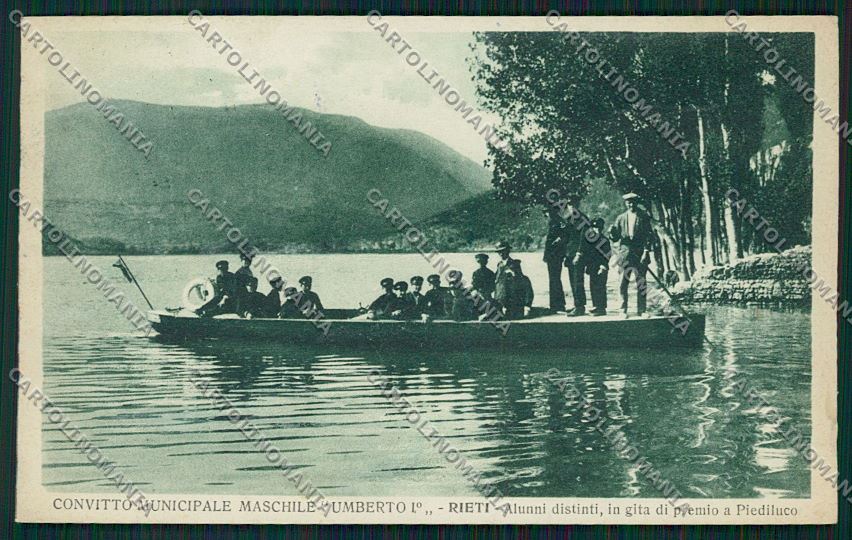 Rieti Piediluco TRACCE UMIDO cartolina QK4325 – fronte
