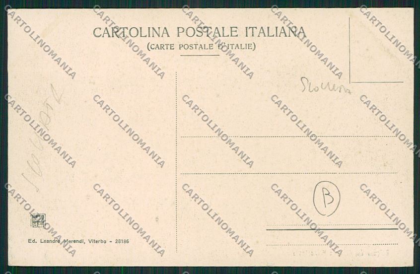 Viterbo Città SCOLLATA cartolina QK4334 – retro