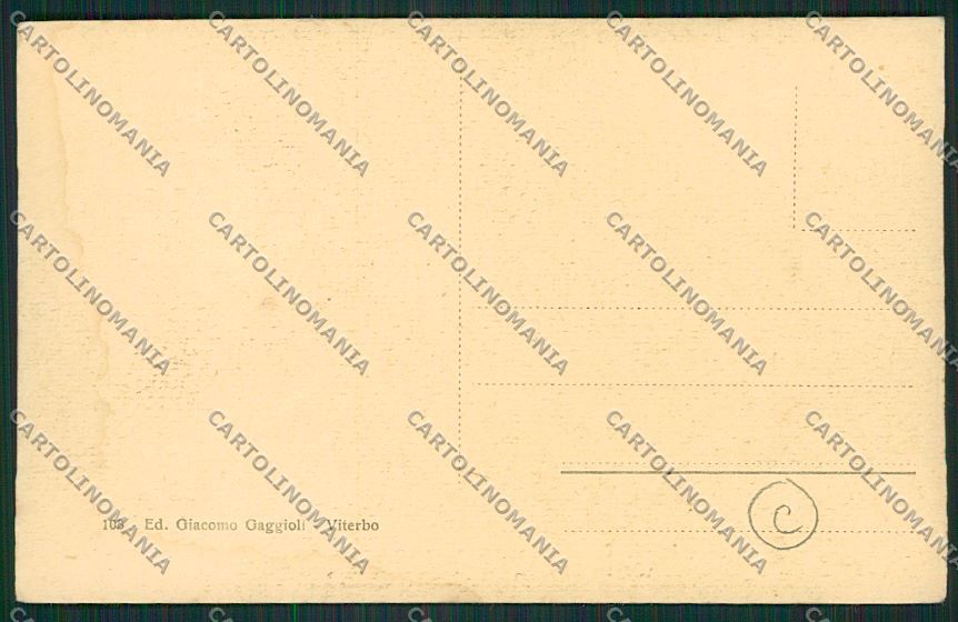 Viterbo Città cartolina QK4338 – retro