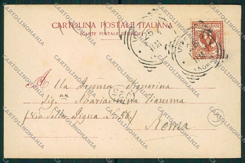Viterbo Città cartolina QK4348 – retro