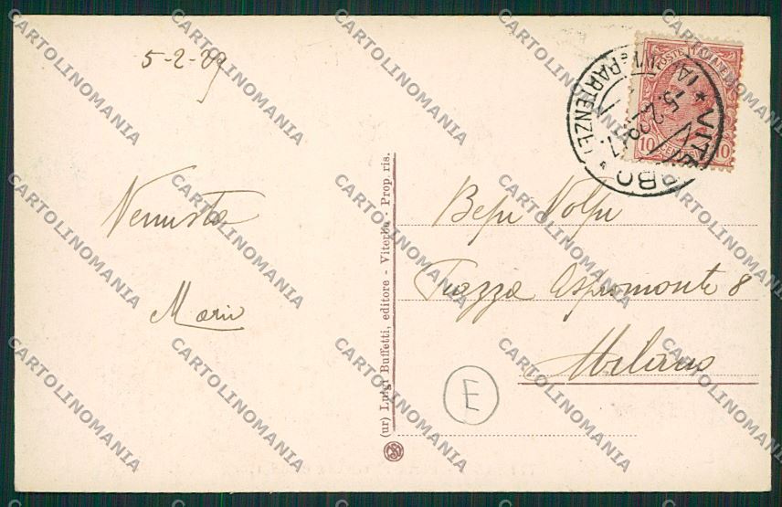 Viterbo Città cartolina QK4355 – retro