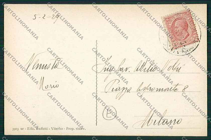 Viterbo Città cartolina QK4358 – retro