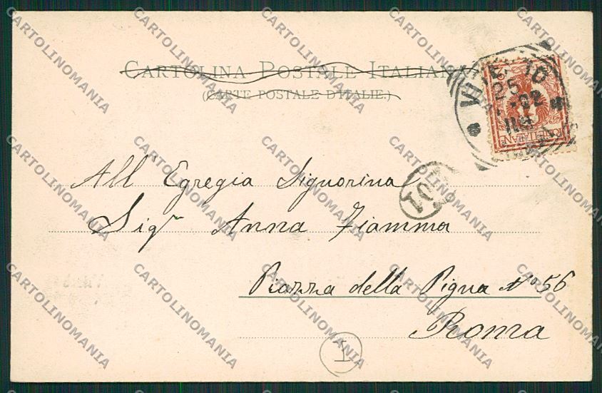 Viterbo Città cartolina QK4363 – retro