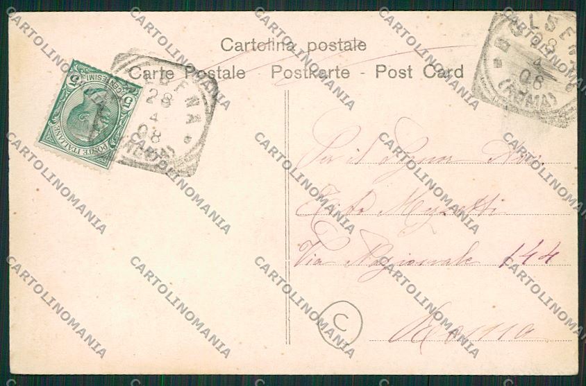 Viterbo Capodimonte Lago Bolsena Alterocca 1535 cartolina QK4375 – retro