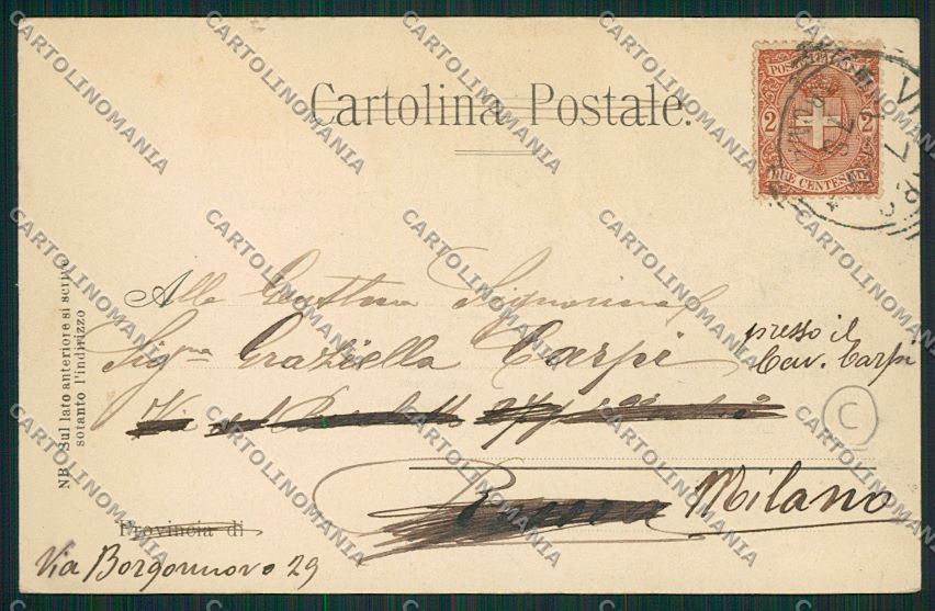 Viterbo Città cartolina QK4377 – retro