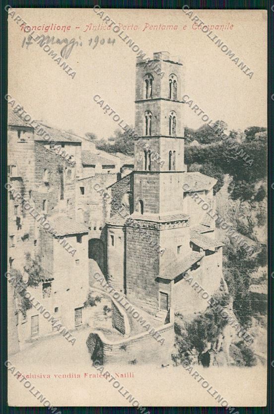 Viterbo Ronciglione cartolina QK4380 – fronte