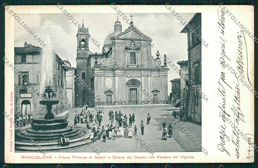 Viterbo Ronciglione cartolina QK4386 – fronte