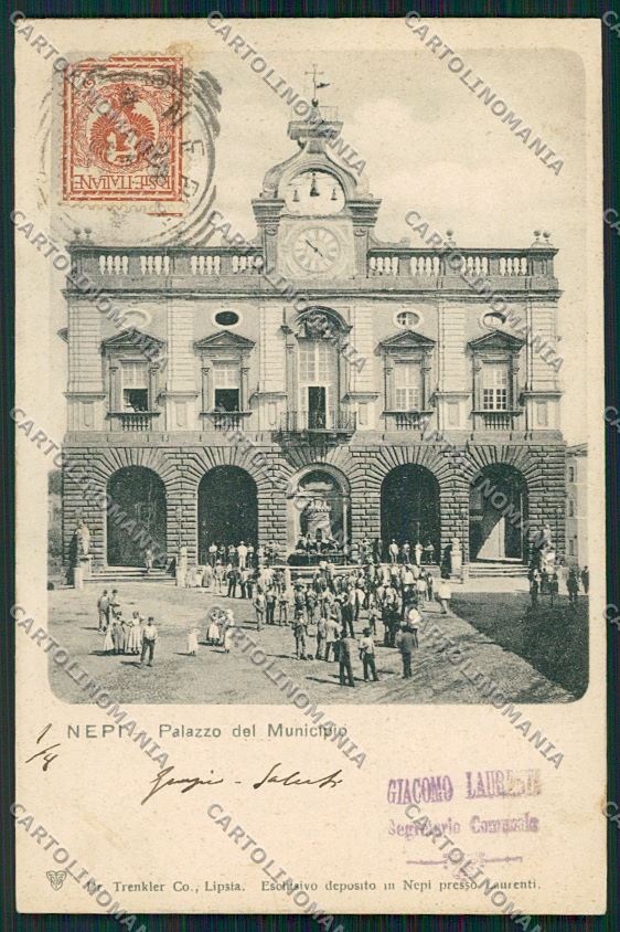 Viterbo Nepi SCOLLATA cartolina QK4390 – fronte