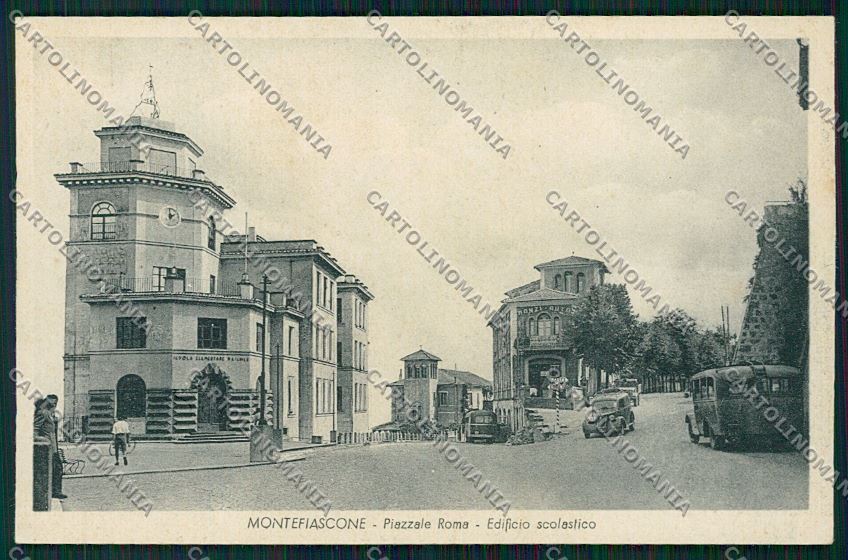 Viterbo Montefiascone Corriera cartolina QK4392 – fronte