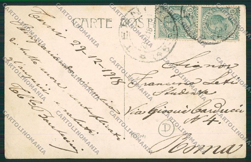 Terni Città Militari Foto cartolina QK4437 – retro