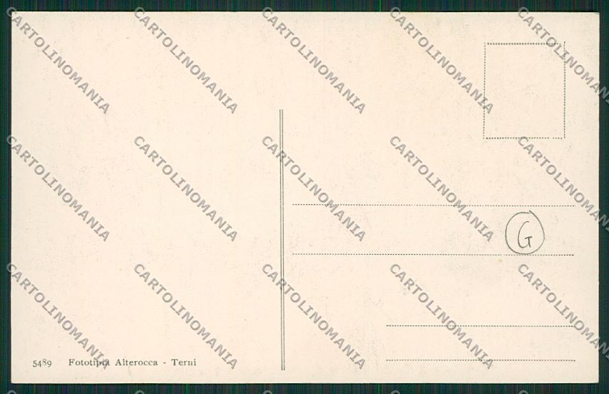 Terni Città Alterocca cartolina QK4462 – retro
