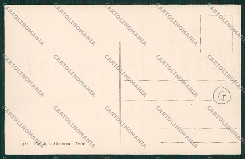 Terni Città Alterocca cartolina QK4464 – retro