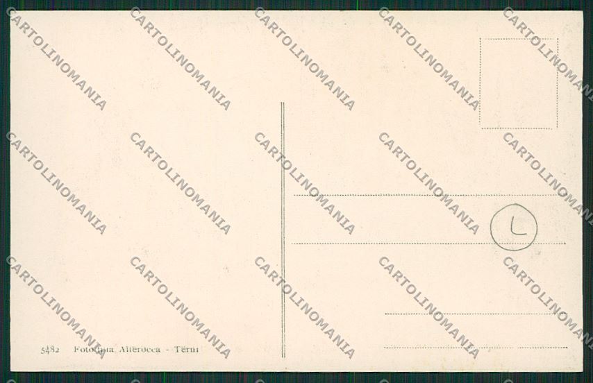 Terni Città Alterocca cartolina QK4470 – retro