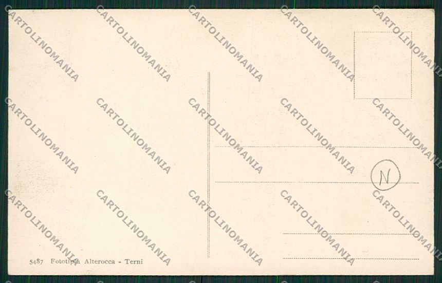 Terni Città Alterocca cartolina QK4475 – retro