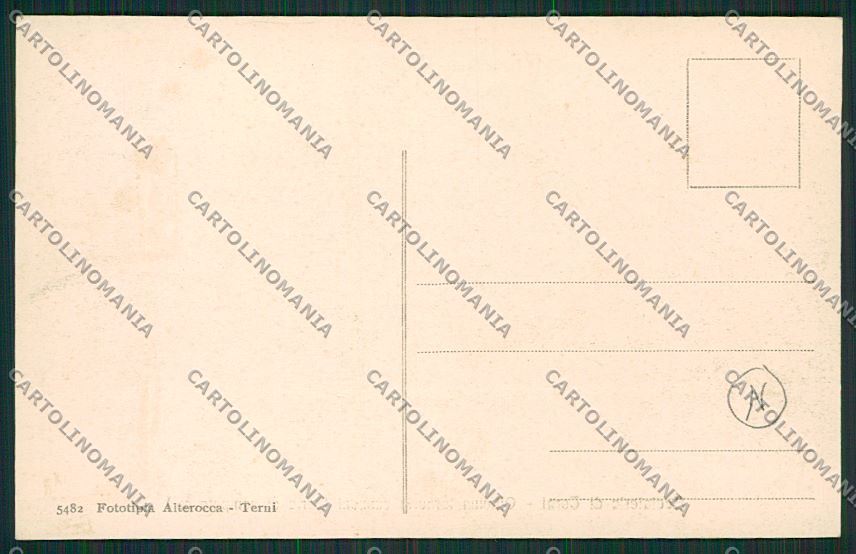 Terni Città Alterocca cartolina QK4477 – retro