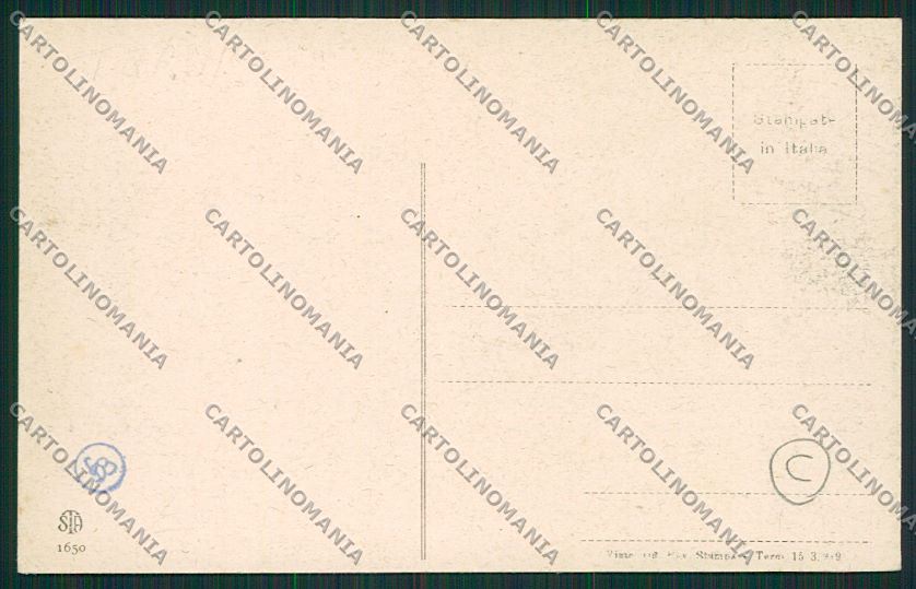 Terni Orvieto cartolina QK4488 – retro