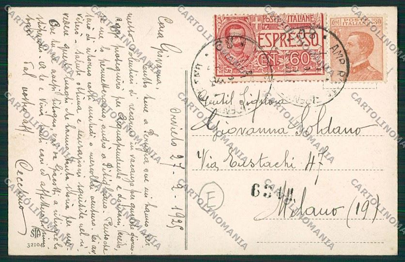 Terni Orvieto cartolina QK4518 – retro