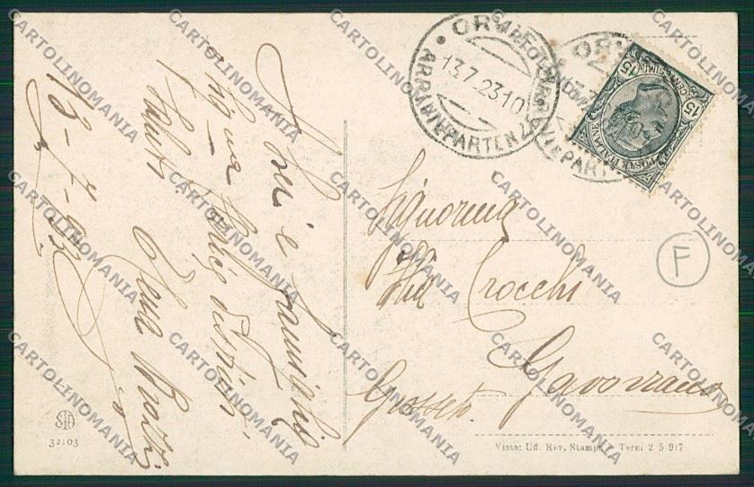 Terni Orvieto cartolina QK4522 – retro