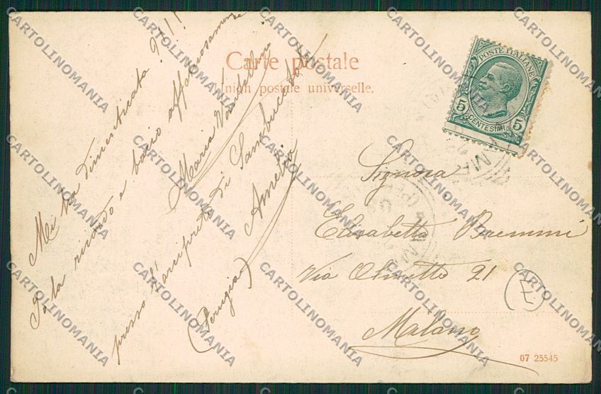 Terni Amelia cartolina QK4543 – retro